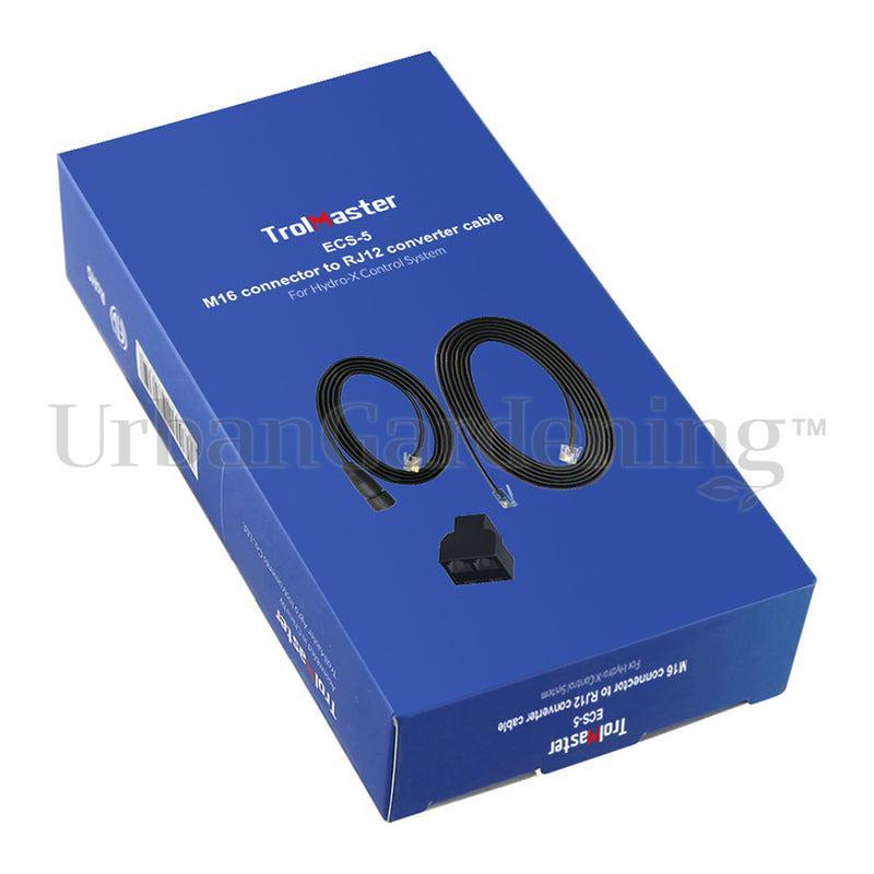TrolMaster Hydro-X RJ12 to PushLock Waterproof Connector converter cable (ECS-5)